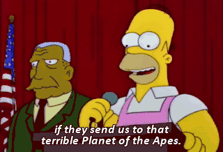 you blew it up planet of the apes meme